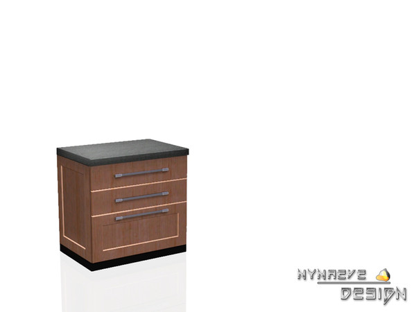 Sims 3 — Natalie Counter by NynaeveDesign — Located in Surfaces - Counters Price: 500 Re-colorable: 3 channels Poly