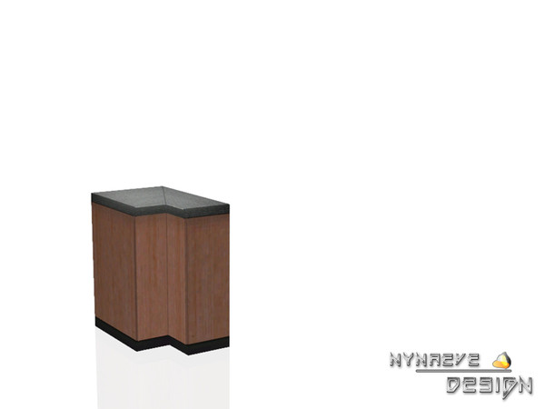 Sims 3 — Natalie Side Table - Corner by NynaeveDesign — Located in Surfaces - End Tables Price: 500 Re-colorable: 3