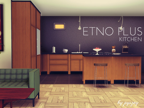 Sims 3 — Etno Plus Kitchen by pyszny16 — Who doesn't dream about kitchen where you can quickly prepare your dishes? Think