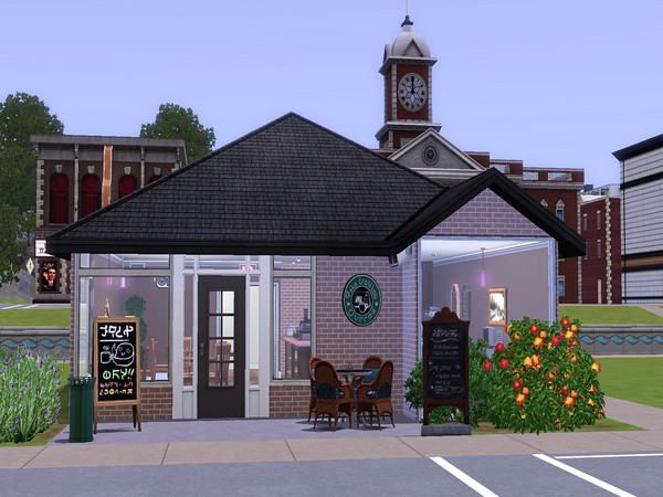 Sims 3 — Starnut Java House by BallinBC2 — Every town needs some kind of basic coffee house. And when that one's full you