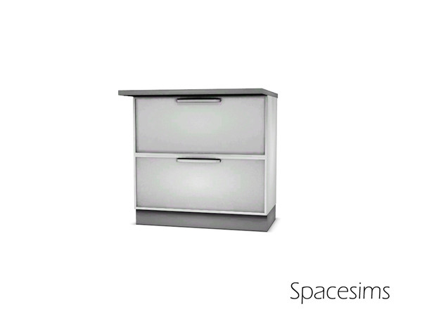 Sims 3 — Ailie kitchen - Island counter 2 by spacesims — A modern island counter for stylish kitchens.