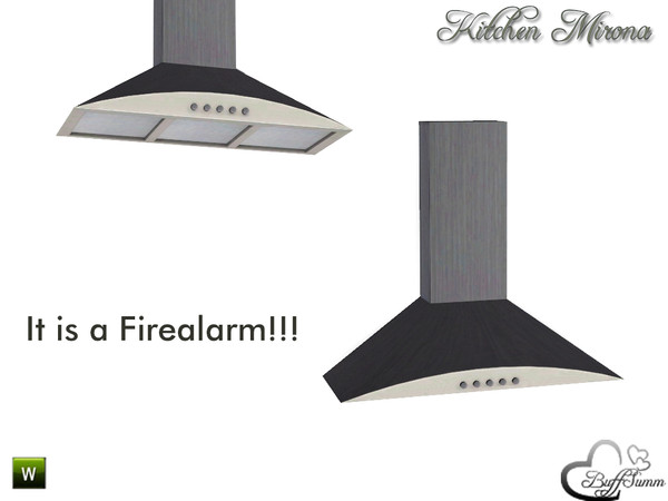 Sims 3 — Kitchen 'Mirona' Hood by BuffSumm — !!!Firealarm!!! Part of the *Kitchen 'Mirona'* Created by BuffSumm @ TSR
