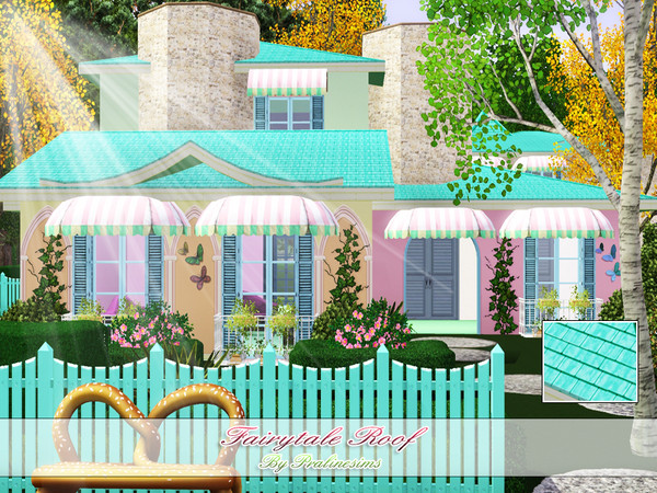 Sims 3 — Fairytale Roof by Pralinesims — By Pralinesims