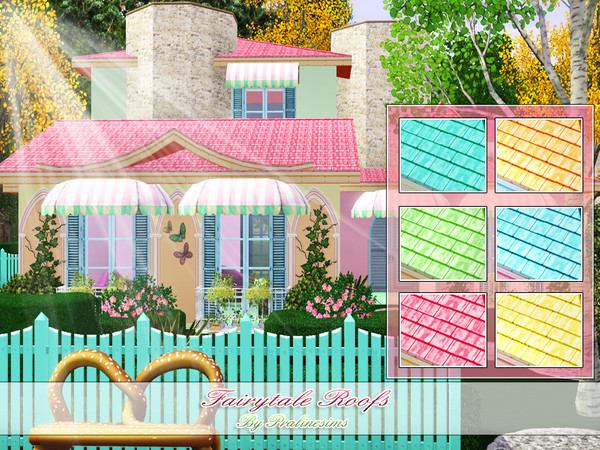 Sims 3 — Fairytale Roofs by Pralinesims — By Pralinesims