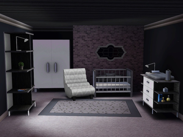 Sims 3 — Evaniel Nursery by sim_man123 — A modern, sophisticated nursery for something a little bit different than a