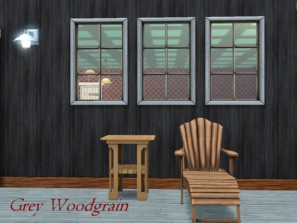 Sims 3 — Grey woodgrain_whisperingsim by whisperingsim — A grey grained timber pattern with three recolorable channels by