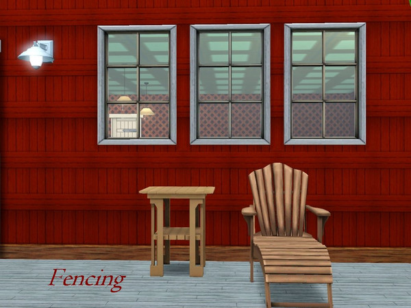 Sims 3 —  Fencing_whisperingsim by whisperingsim — A timber pattern depicting fencing by whisperingsim with three