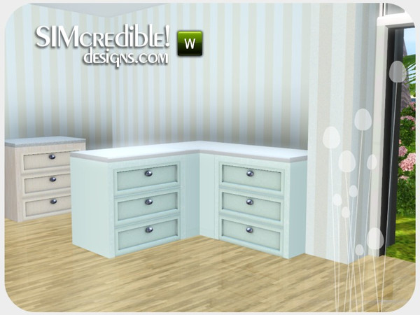 Sims 3 — Coastal Kitchen - counter by SIMcredible! — by SIMcredibledesigns.com available at TSR