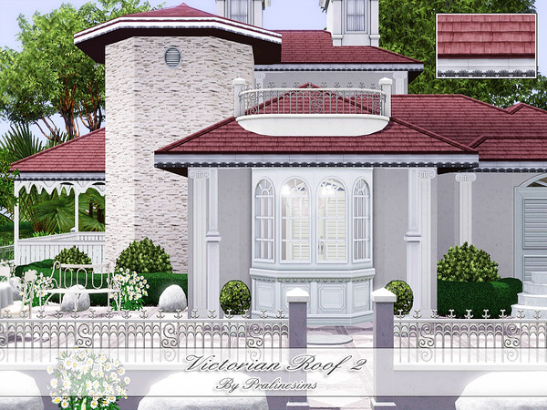 Sims 3 — Victorian Roof 2 by Pralinesims — By Pralinesims