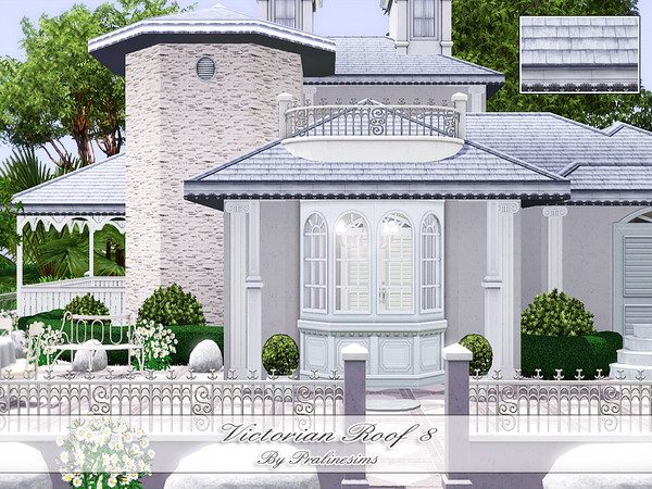 Sims 3 — Victorian Roof 8 by Pralinesims — By Pralinesims