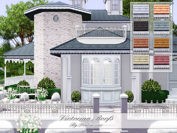 Sims 3 — Victorian Roofs by Pralinesims — By Pralinesims
