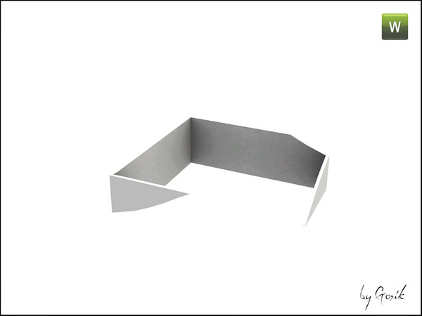 Sims 3 — Square railing B by Gosik — Made by Gosik at The Sims Resource. TSRAA