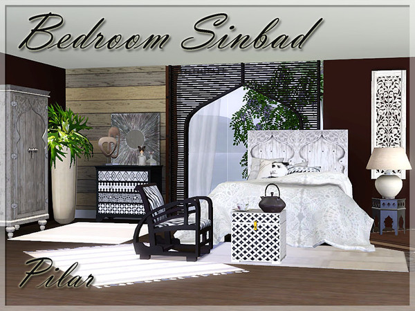 Sims 3 — Bedroom Sinbad by Pilar — Evoking Eastern mysteries and legends 