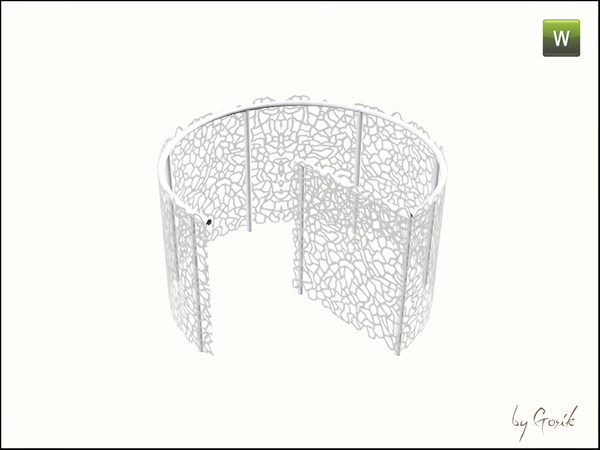 Sims 3 — Delicate railing A by Gosik — Made by Gosik at The Sims Resource. TSRAA