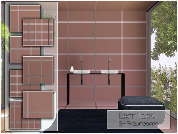 Sims 3 — Loft Tiles  by Pralinesims — By Pralinesims