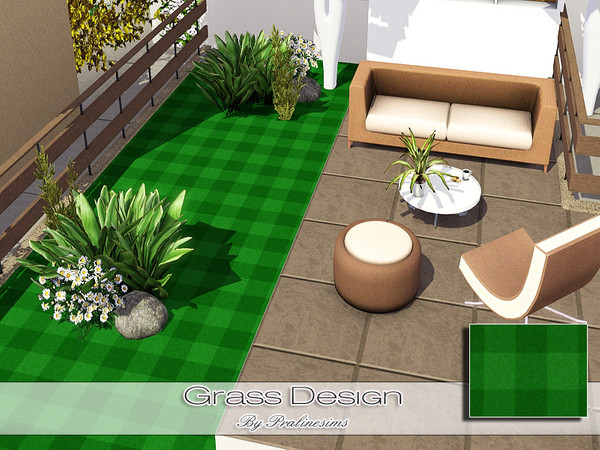 Sims 3 — Grass Design by Pralinesims — By Pralinesims: Miscellaneous