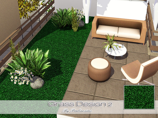 Sims 3 — Grass Design 2 by Pralinesims — By Pralinesims: Miscellaneous