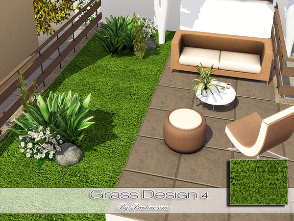 Sims 3 — Grass Design 4 by Pralinesims — By Pralinesims: Miscellaneous