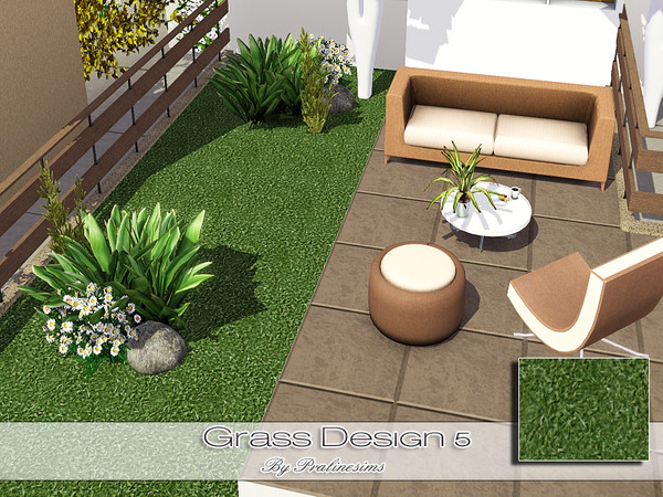 Sims 3 — Grass Design 5 by Pralinesims — By Pralinesims: Miscellaneous