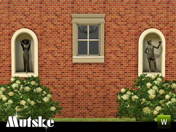 Sims 3 — Caesar's Pathway Counter Window 1x1 by Mutske — Matching the Caesar's Pathway doors. 4 Recolorable parts. 3