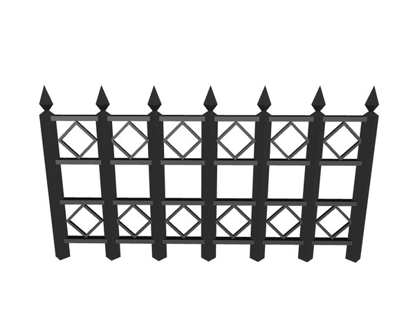Sims 3 — Roman Wrought Iron Fence Short by MarcusSims912 — by MarcusSims91