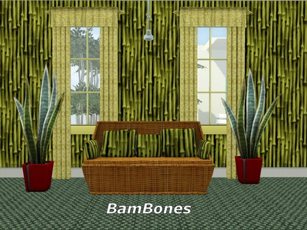 Sims 3 — Bam_Bones_whisperingsim by whisperingsim — A bamboo pattern that reminds me of bones by whisperingsim. three