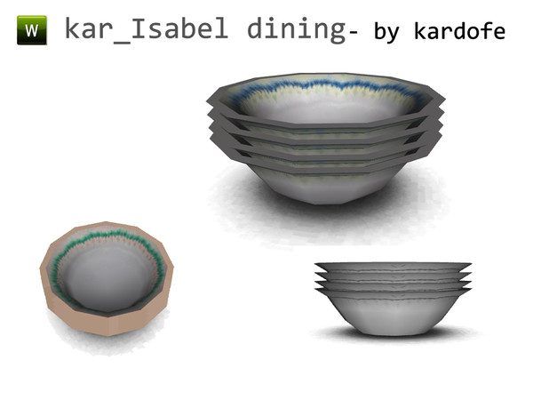 Sims 3 — kar_Isabel dining_Dishes 2 by kardofe — Dishes by kardofe