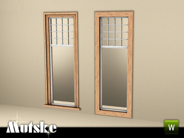 Sims 3 — Shingle window Tall Single 2x1 by Mutske — Part of the construtionset Shingle with a lot of window, doors,