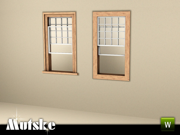 Sims 3 — Shingle window Counter Open 1x1 by Mutske — Part of the construtionset Shingle with a lot of window, doors,