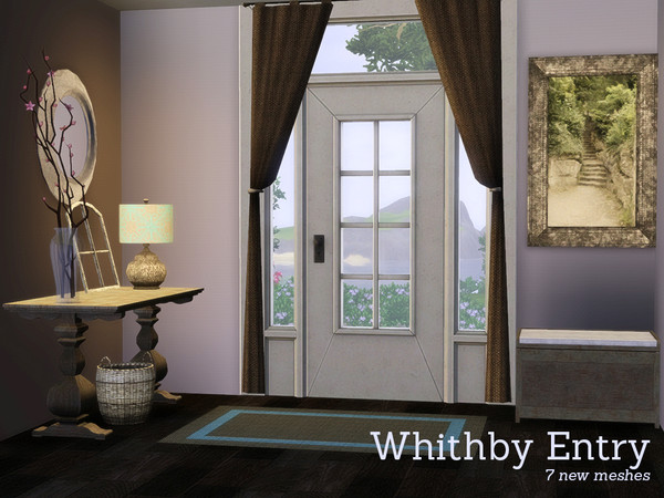 Sims 3 — Whithby Entry by Angela — Whithby Entry a new addon to the whithby Dining. Set contains 7 new meshes all fully