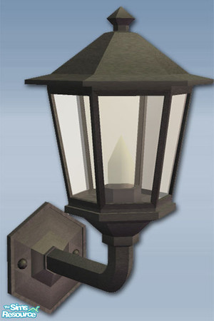 Sims 2 — Colonial Wall Lamp - Mesh by Shakeshaft — Part of a new mesh set Colonial Outdoor Wall Lamp, recolours included,