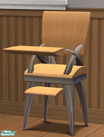Sims 2 — Atomic Age Nursery - High Chair MESH by Simaddict99 — Made to match Maxis Atomic Age pieces for the Pets EP.
