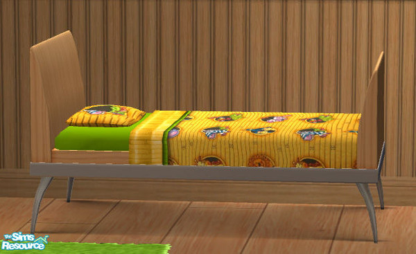 Sims 2 — Atomic Age Nursery - Toddler Bed MESH by Simaddict99 — Made to match Maxis Atomic Age pieces for the Pets EP.
