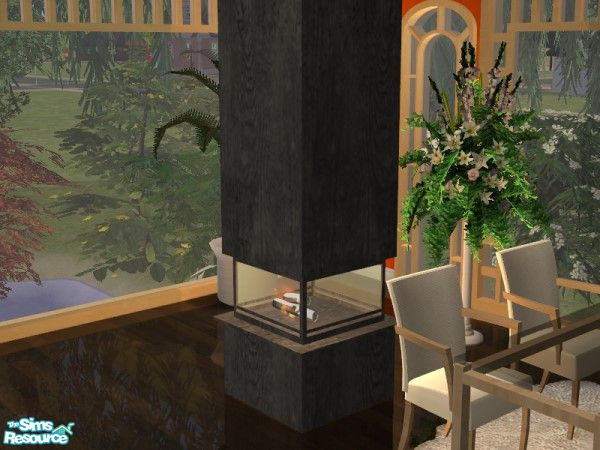 Sims 2 — Fireplace  by derMarcel — Another fully functional fireplace made by me. You can find the fireplace in your game