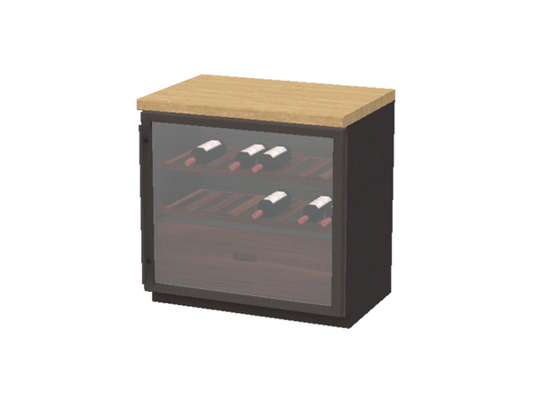 Sims 3 — Needham Kitchen - Refrigerator To Wine by pyszny16 — pyszny@ 2014 Pleas don't clone my meshes!