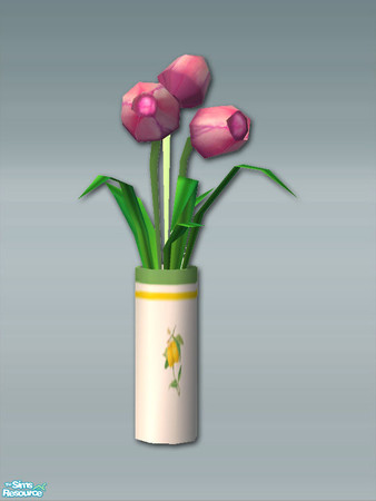 Sims 2 — Lucca Kitchen - Tulips Vase by Shakeshaft — Part of a new kitchen set to compliment my Lucca Dining Room, set
