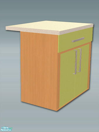 Sims 2 — Lucca Kitchen - Island Counter by Shakeshaft — Part of a new kitchen set to compliment my Lucca Dining Room, set