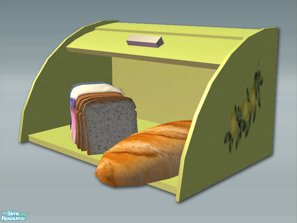 Sims 2 — Lucca Kitchen - Bread Bin by Shakeshaft — Part of a new kitchen set to compliment my Lucca Dining Room, set
