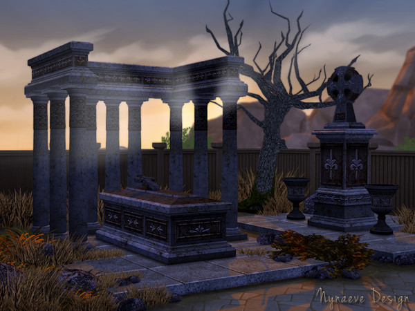 Sims 4 — Halloween Props by NynaeveDesign — Halloween Props Turn your sim's yard into a hounded cemetery with these