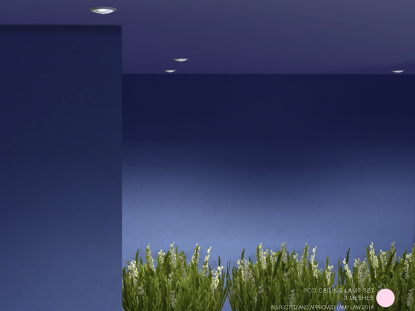 Sims 4 — Pot Ceiling Lamp Set by DOT — Pot Ceiling Lamp Set. 9 Ceiling Light Pods with Full Bright, Bright, and normal