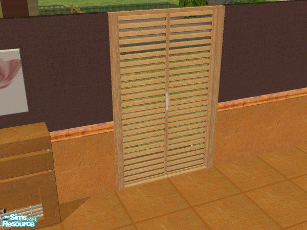 Sims 2 — Texture Challenge 48 Door by rpaxton — Texture Challenge 48 recolor of Shakeshaft's "Lucia Lounge"
