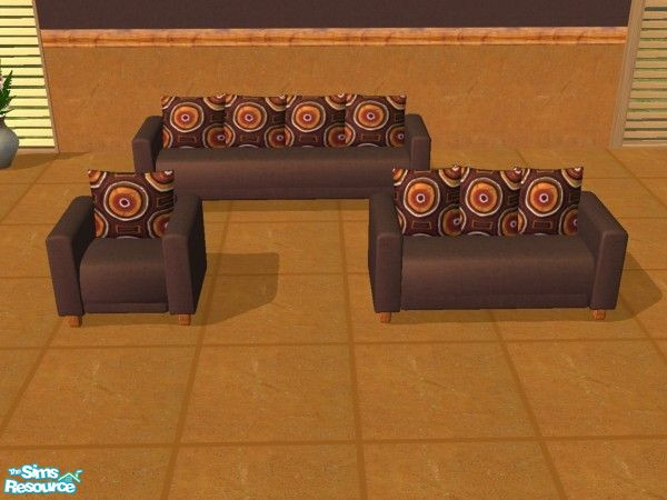 Sims 2 — Texture Challenge 48 Chair/Sofa/Loveseat by rpaxton — Texture Challenge 48 recolor of Shakeshaft's "Lucia