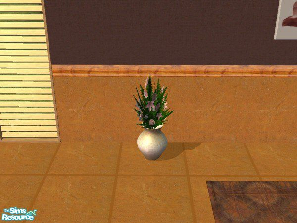 Sims 2 — Texture Challenge 48 Floor Vase by rpaxton — Texture Challenge 48 recolor of Shakeshaft's "Lucia