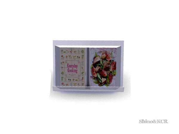 Sims 4 — Kitchen Clutter - Cookingbook by ShinoKCR — International Kitchen for you 