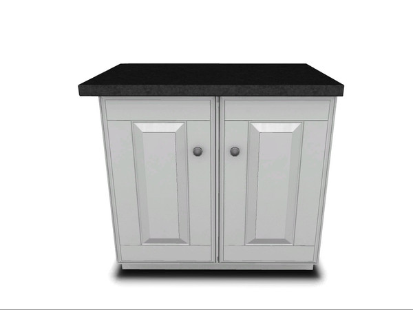 Sims 3 — Reider Kitchen Counter Twin ext L' by MarcusSims912 — by MarcusSims91 Reider Kitchen Set