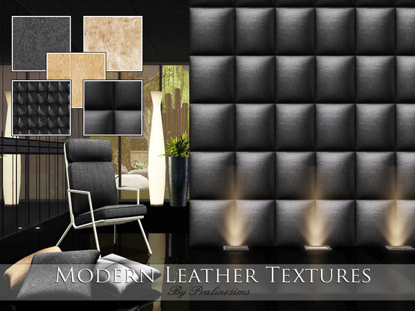 Sims 3 — Modern Leather Textures by Pralinesims — By Pralinesims