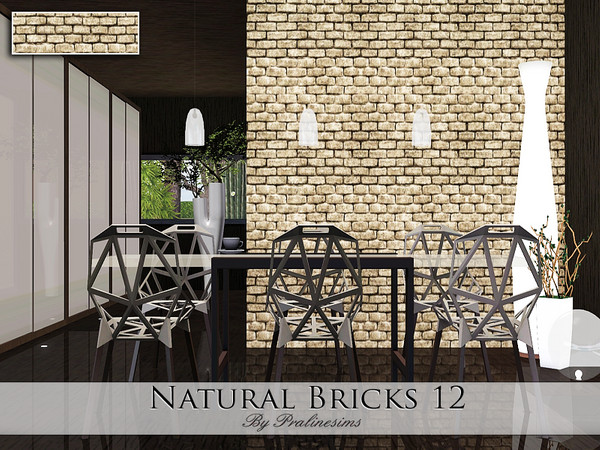Sims 3 — Natural Bricks 12 by Pralinesims — By Pralinesims