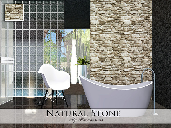 Sims 3 — Natural Stone by Pralinesims — By Pralinesims