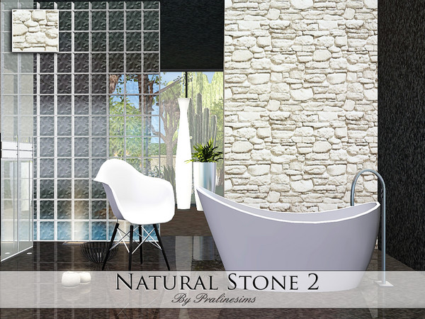 Sims 3 — Natural Stone 2 by Pralinesims — By Pralinesims