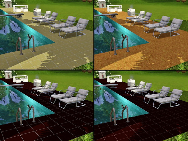 Sims 3 — Wood set by Prickly_Hedgehog — New wood tiles and a pine parquet